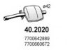 ASSO 40.2020 Front Silencer